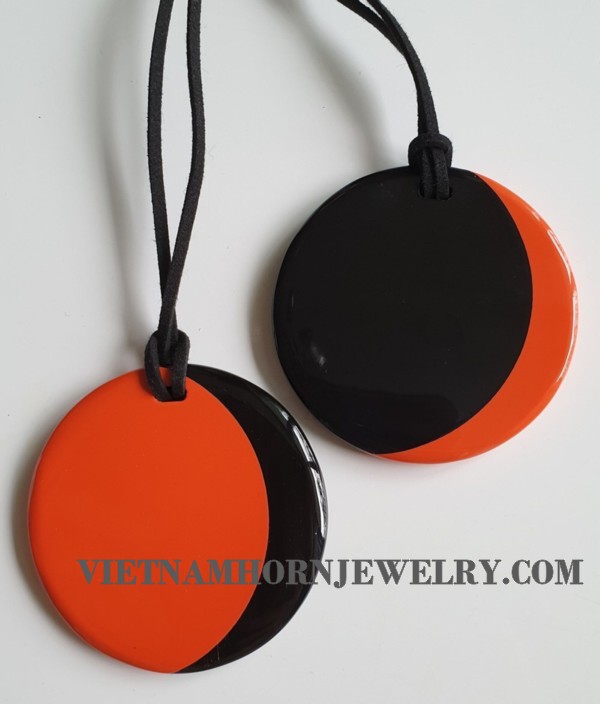 Horn & Lacquer Pendants